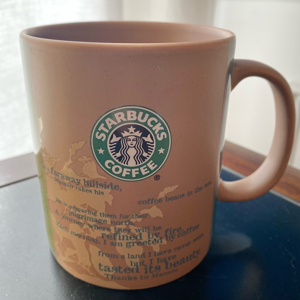 Starbucks 2006 Origins Series Thanks to Manolo Mug, 18 oz